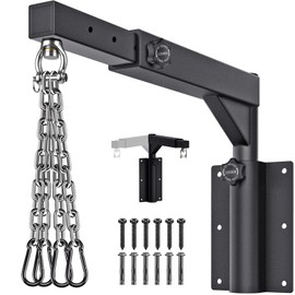 Kipika Rotatable Heavy Duty Wall Mount for Punching Bags - Adjustable Length for Home Gym, Kickboxing, Muay Thai, Speed Bags