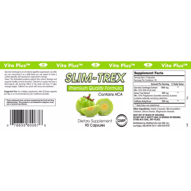 Vita Plus 3 Pack Vita Plus Slim-Trex 90 Caps
