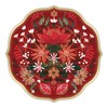 Punch Studio Christmas Garden Dinner Plates Set of 8 (50537),