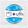 Cottonelle CleanCare Toilet Paper, 48 Double Rolls, Strong Bath Tissue