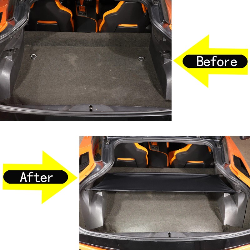 Xiaoerdian2020 Fits For Corvette C7 2014-2019 Trunk Foldable Dustproof Cargo