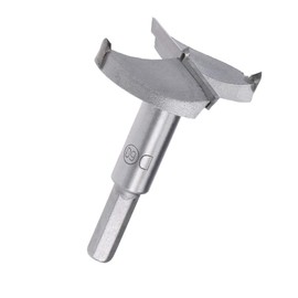 TA-VIGOR Forstner Drill Bit 60mm, Tungsten Carbide Wood Hole Saw Auger Opener for Woodworking Hinge Hole Drilling Boring Bit Cutter (Gray)