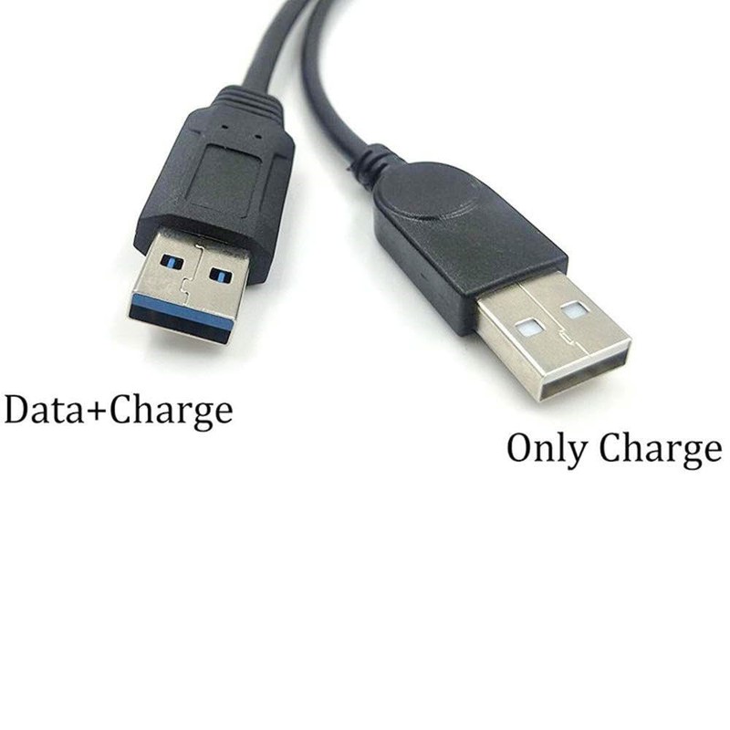 FASTELECTRIC USB 3.0 Female to Dual USB Male Extra Power