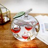 Glass Float Thermometer, Apple, Galileo Thermometer, Science, Interior, Object, Figurine,