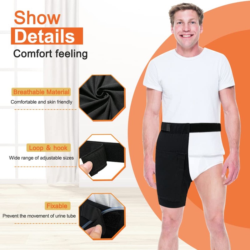 Catheter Bag Holder Urine Leg Bag Covers Foley Catheter Stabilization