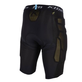 KLIM Men's Tactical Short Motorcycle Padded Compression Baselayer - Size Small - Black