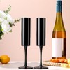 Domensi 30 Pcs Champagne Flutes Bulk Acrylic Goblet 6 oz