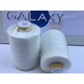 Galaxy Supply Inc. Waxed White Thread 20S/9 4.5oz per roll