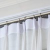 Metal Curtain Rings, 25 Pack 35mm Internal Diameter Silver Curtain
