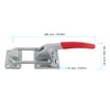 HOIGON 7716Lbs U-Hook Latch Clamp, CH-40380 Adjustable Heavy Duty Cast