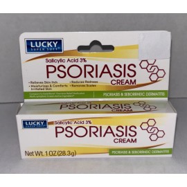 Lucky Super Soft Psoriasis Sallcylic Acid 3% 1 Oz 28.3 G NEW SHIPPING 24 HOURS