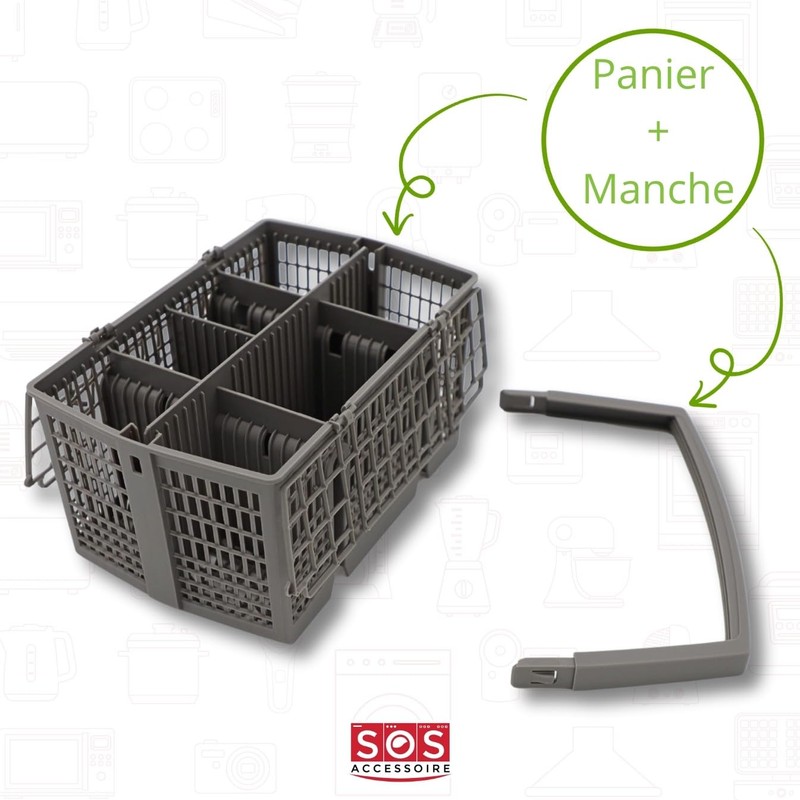 SOS Accessoire Besteckkorb 23 x 15 x 12/21 cm für