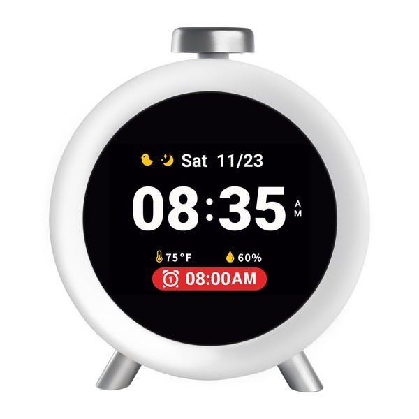 Dekala Kids Alarm Clock & Sleep Trainer with Soothing Sounds,