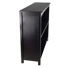 Winsome Terrace Storage Shelf 3-Tier Wide in Espresso, 37-Inch
