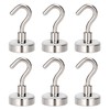 HRLORK 6 Pcs Magnetic Hooks Strong Magnetic Hooks for Cruise