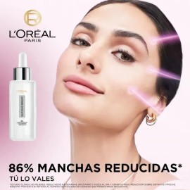 L'Oréal Paris Glycolic Bright Sérum de Rostro Anti Manchas, con Ácido Glicólico, Niacinamida y Melasyl, Reduce y Previene Todo Tipo de Manchas, 30 ml.