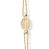 Miabella 18K Gold over 925 Sterling Silver 3.5-4mm White Cultured