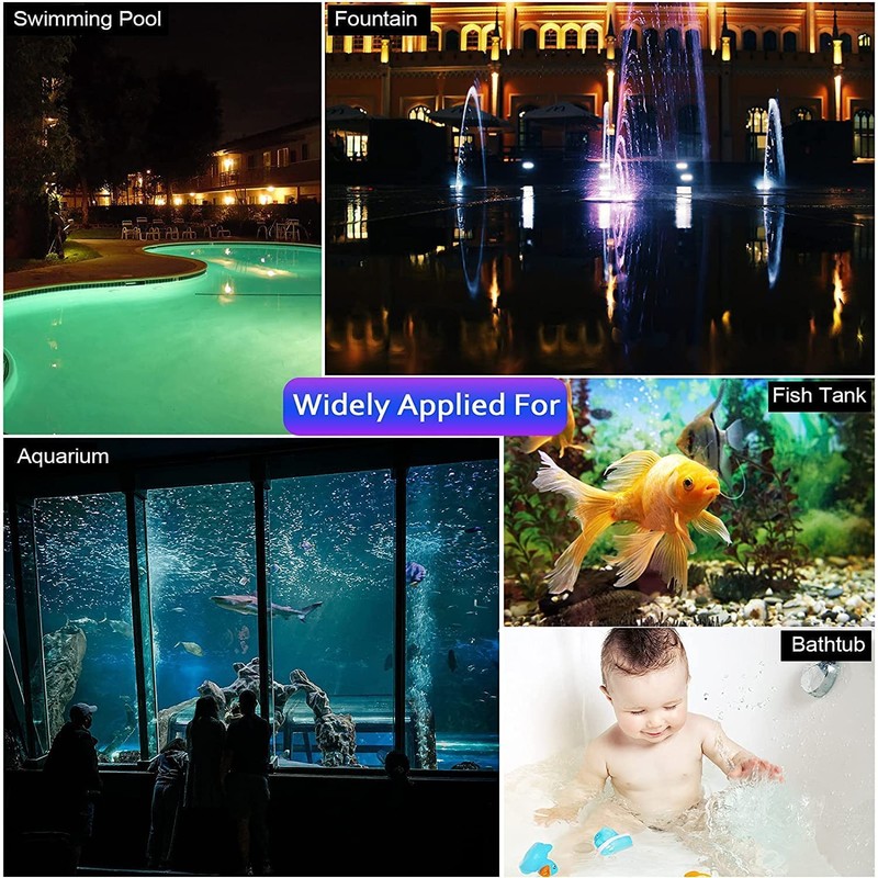 Floating Pool Lights, Pool Lights with 6 Dynamic Lighting Effects,