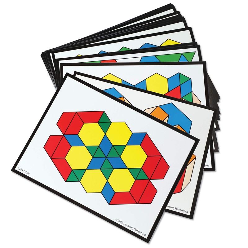 Learning Resources Pattern Block Design Cards
