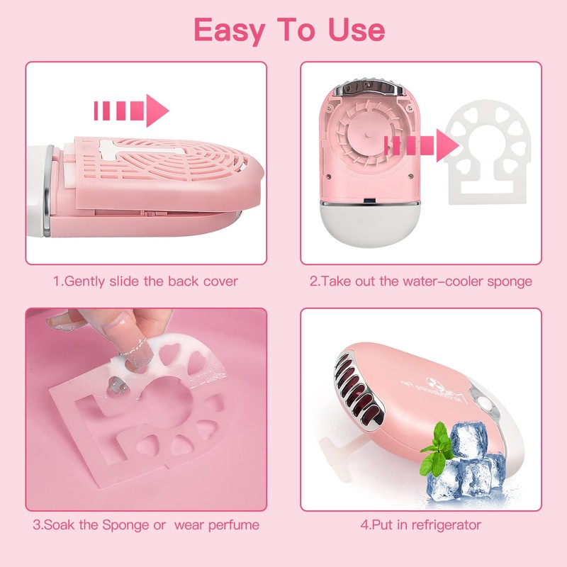 mlogiroa Lash Fan Mini Portable Eyelash Fan Handheld for Eyelash