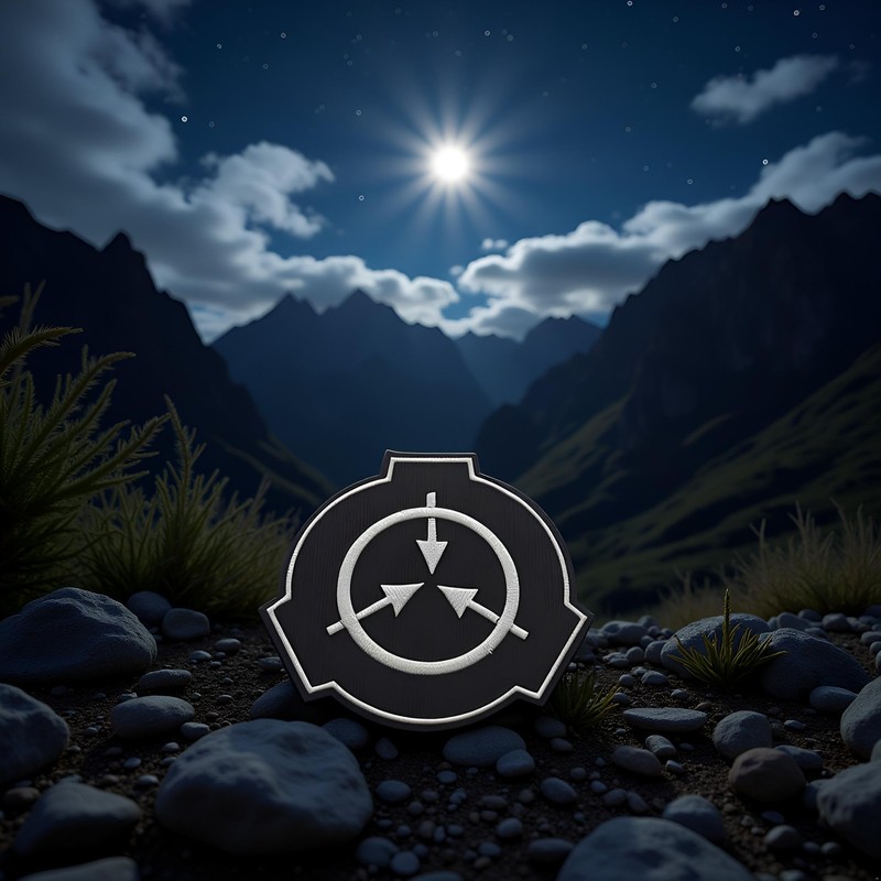 Black Foundation Special Containment Procedures Foundation Logo Military Hook Loop