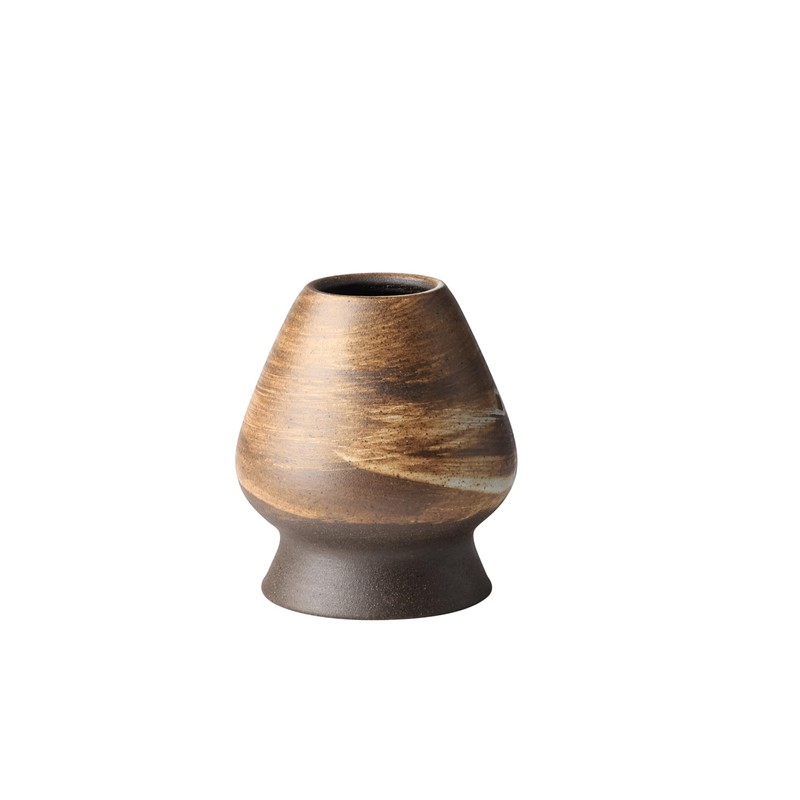 Katakuchi Boat Matcha Bowl Set with Rice Bowl, Chasen Stand,
