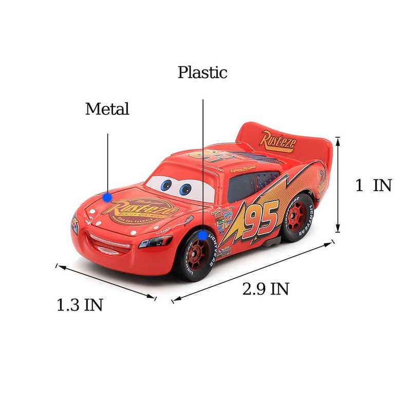 SVORUFY Car 2 3 Toys, Truck and Car Set, Movie