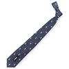 Michi Kolondon Brand Necktie, 100% Silk, Jacquard Woven Crest, Coat