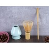 Matcha Tea Set Bamboo Matcha Whisk, Ceramic Whisk Holder, Tea Scoop,