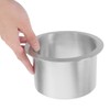 PRETYZOOM Stainless Steel Trash Grommets - Drop-in Trash Chute Round