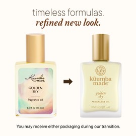 Kuumba Made Golden Sky Fragrance Oil, Long-Lasting Small-Batch Perfume Roller, Vegan, Alcohol-Free, 0.5 Fl Oz Fl Oz