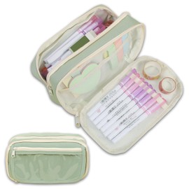 DECUIOCC Premium Multi-Functional Pencil Case - Organized Storage for Stationery Items - Durable and Spacious Etui Crayon for Students and Office Workers