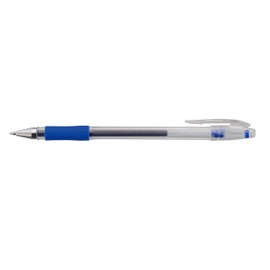 Hainenko Value 0.7 mm Rubber Grip Gel Stick Pen - Blue