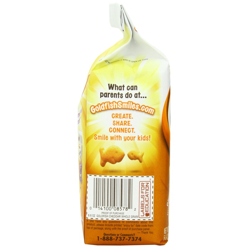 Pepperidge Farm Goldfish, Cheddar, 6.6 Ounce (Pack of 8)