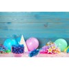 Fruidles Blueberry Smoothie Chewing Gum Balls Flavored Candy Buffet Treats,