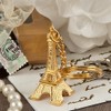 City-Souvenirs Gold Eiffel Tower Key Chain Favors