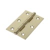 Timco - Butt Hinge - Fixed Pin (1838) - Electro Brass (Size 90 x 60-2 Pieces)