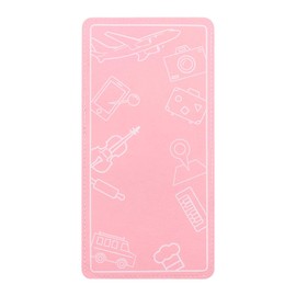 Ranjaner Flying Flex Flap Cell Phone Holder Flexible Phone Holder Tablet Stand Holder Flight Airplane Travel Essential Accessories for Most Smartphones, Tablets(Pink)