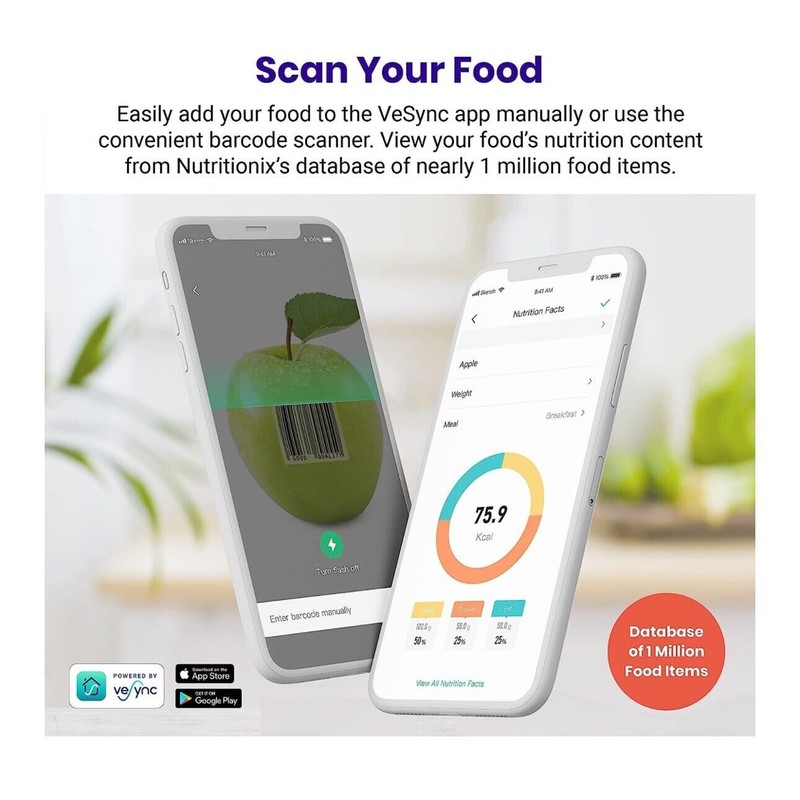 Etekcity Kitchen Scale, Digital Grams/Ounces/W