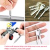 Buspoll keychain screwdriver,EDC Outdoor Multifunction Repair Pocket Screwdriver Phillips Screwdriver