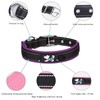 Haoyueer Comfortable Soft Neoprene Padded Dog Collar, Reflective Pet Collar,