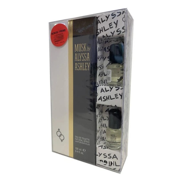 ALYSSA ASHLEY Musk Set 3.4 oz (100ml) EDT Spray +