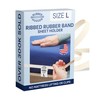 RUBBER HUGGER Elastic Fitted Sheet Straps - King Size Rubber