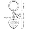 JMIMO Valentine Day Keyring Gifts for Wife Girlfriend Anniversary Wedding