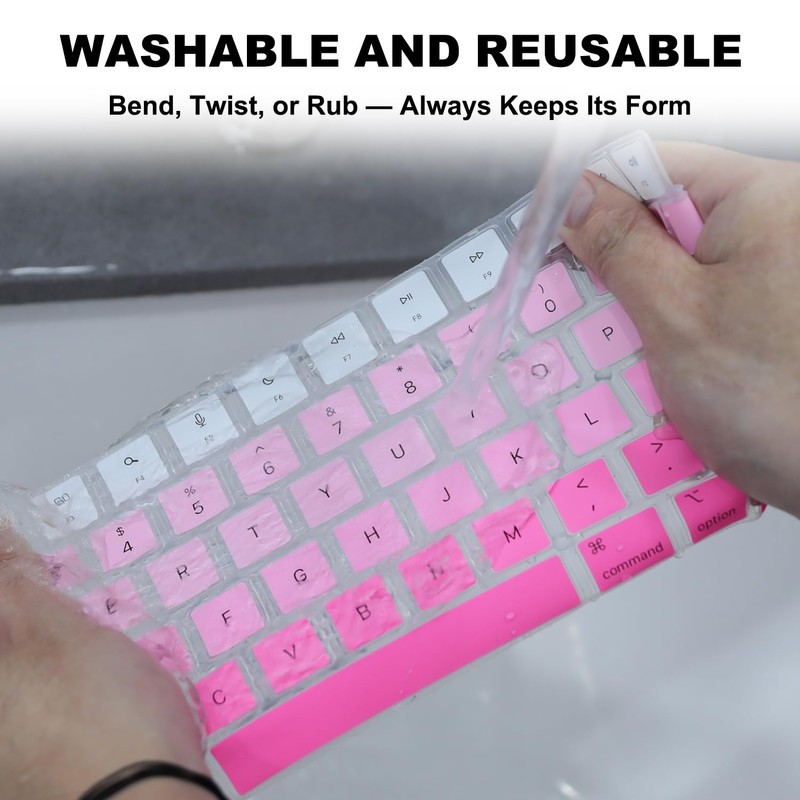 Allinside MacBook Keyboard Cover for Pro 14"/16" (M2/M3/M4, 2021–2025) &