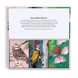 Galison Birdtopia Puzzle Set, Includes 3 Coordinating 120-Piece Puzzles, 5.5” x 8” Each – Art Puzzle with Illustrations by Diana Herrera Beltran, Thick Sturdy Pieces, Challenging Family Activity