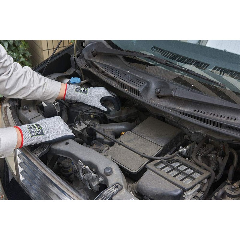 Showa Glove DuraCoil 386 Cut-Resistant Gloves, Medium, 1 Pair