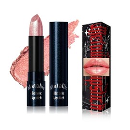 Erinde Brillo de Labios Líquido con Purpurina, Acabado Brillante y Metálico, Tinte de Labios Duradero y Resistente al Agua, no Se Transfiere, Maquilla