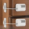 Pack of 2 Fridge Lock with Code, Fridge Lock No
