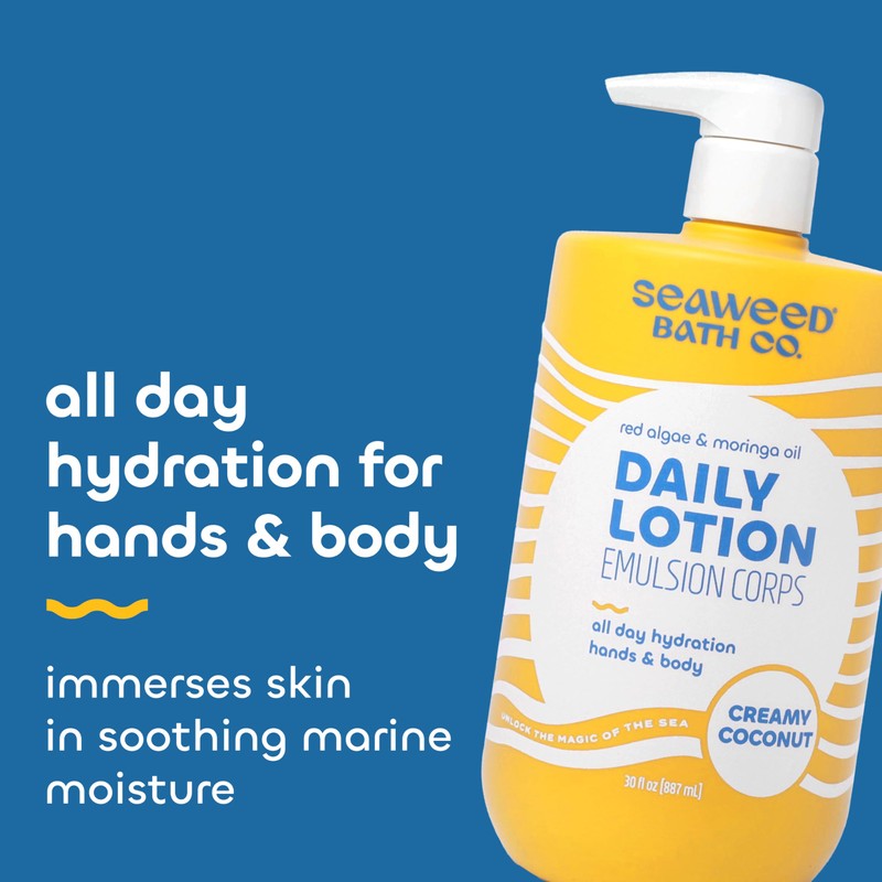 Seaweed Bath CO Creamy Coconut Daily Lotion, 30 FZ